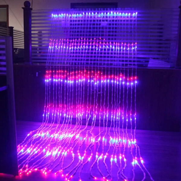 LED water fall lights